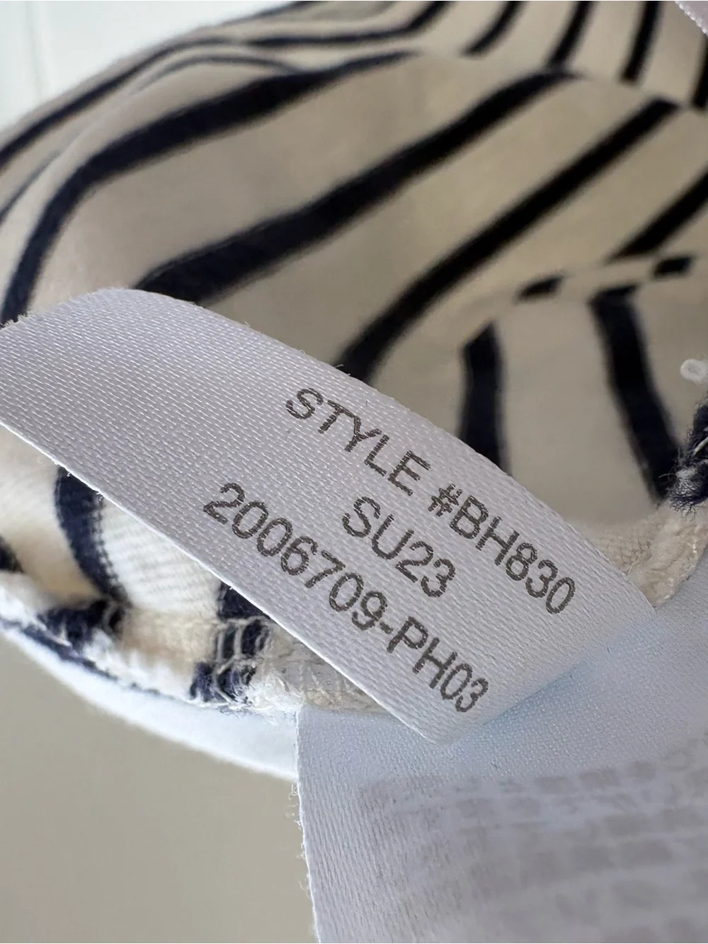 J.Crew Oversized Striped T-Shirt XL White Navy 100% Cotton Relaxed Fit